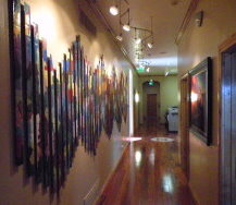 Art in Office Hallway